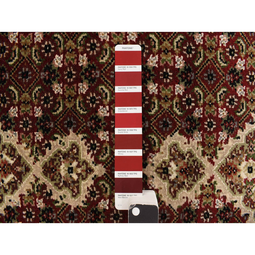 2'7" x 12'0" New Hand Knotted Red Wool Runner Oriental Rug - MOA10278247