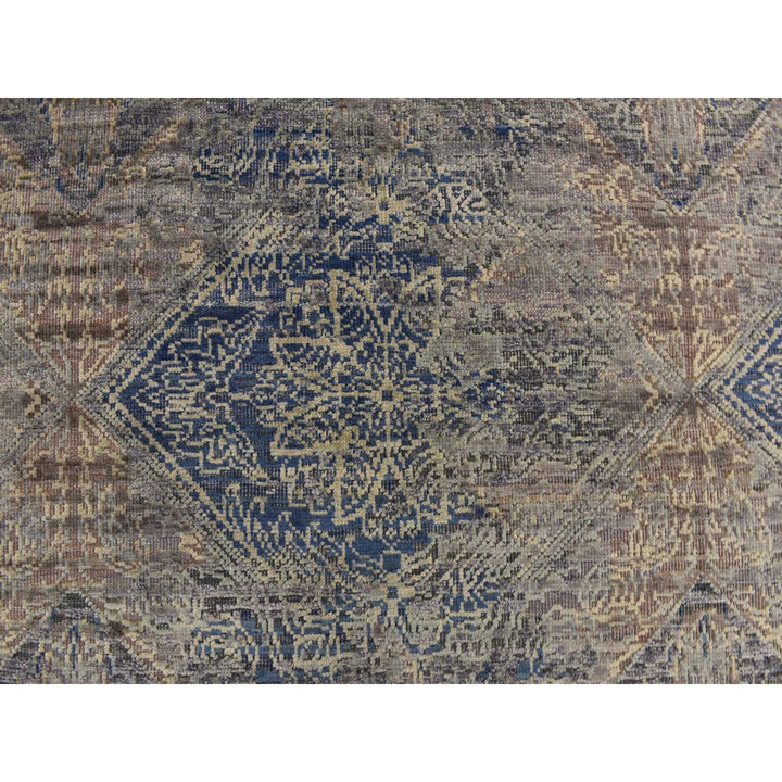 3'0" x 5'0" New Hand Knotted Blue Cotton Rectangle Oriental Rug - MOA10278248