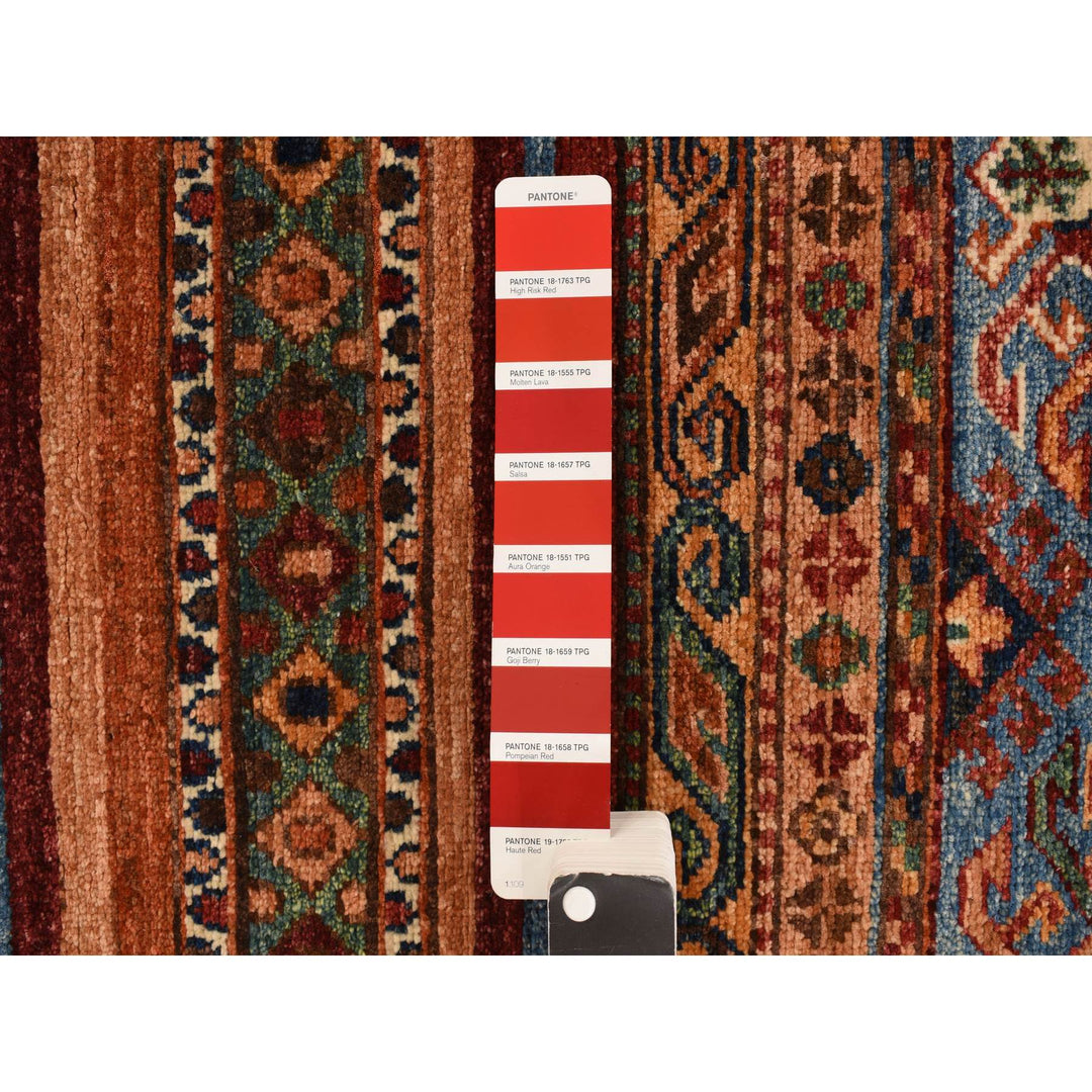 2'5" x 7'0" New Hand Knotted Red Cotton Runner Oriental Rug - MOA10278260