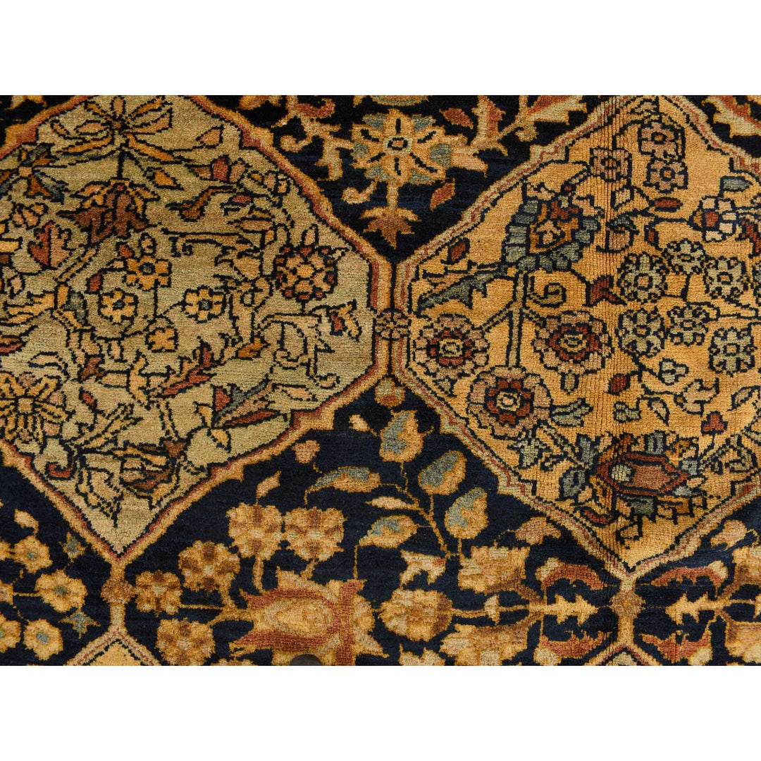 6'8" x 19'3" Vintage Hand Knotted Yellow Wool Runner Oriental Rug - MOA10278322