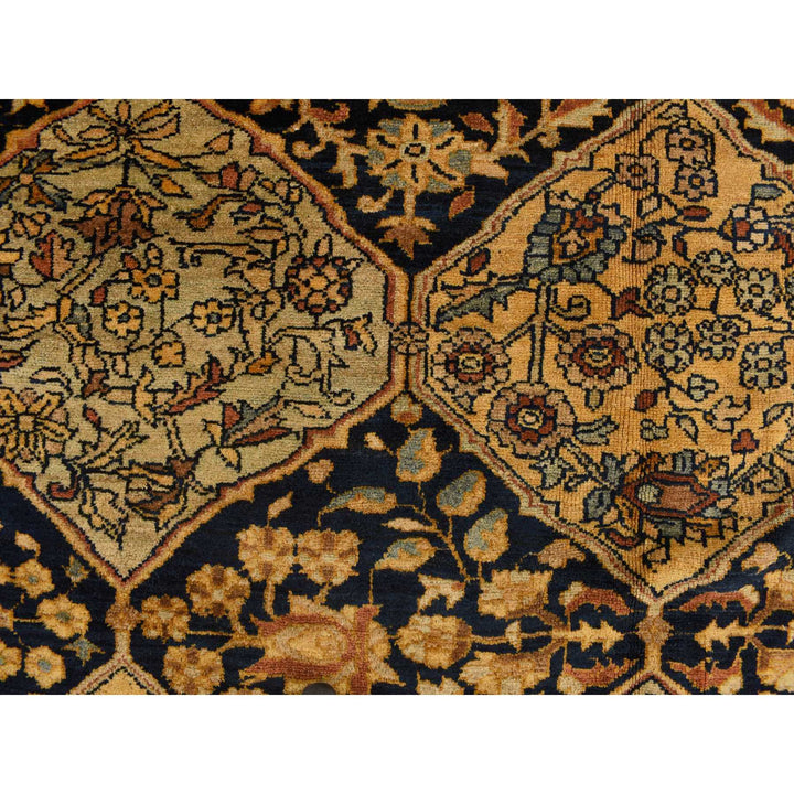 6'8" x 19'3" Vintage Hand Knotted Yellow Wool Runner Oriental Rug - MOA10278322