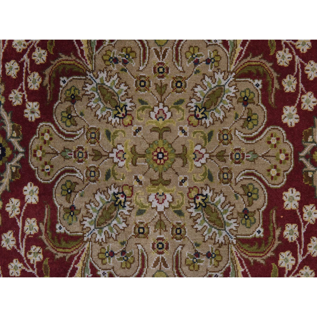 3'0" x 5'0" New Hand Knotted Red Wool Rectangle Oriental Rug - MOA10278398