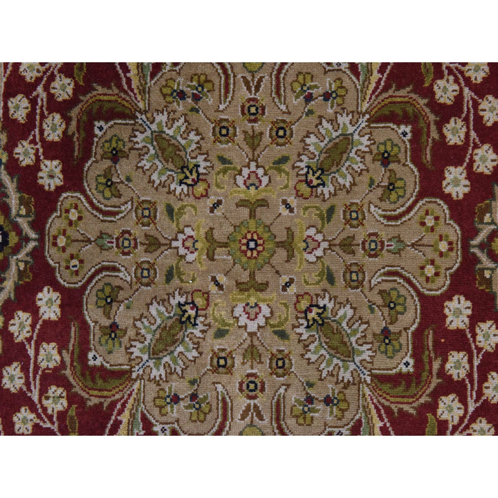 3'0" x 5'0" New Hand Knotted Red Wool Rectangle Oriental Rug - MOA10278398