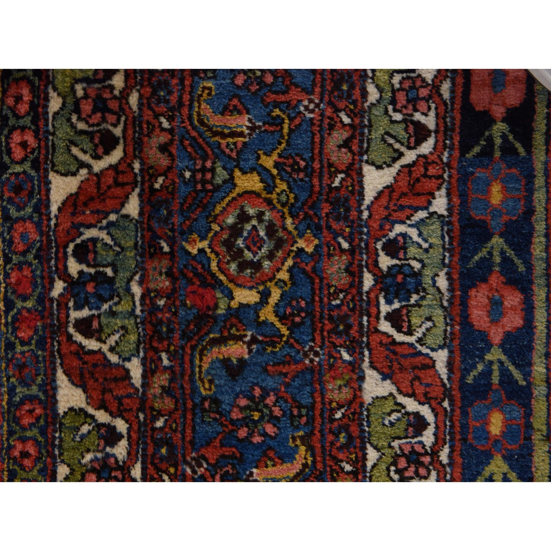 13'6" x 19'2" Vintage Hand Knotted Red Wool Rectangle Oriental Rug - MOA10278412