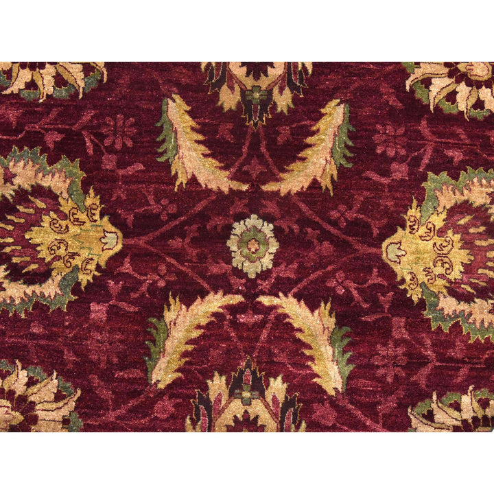 11'10" x 15'4" New Hand Knotted Red Wool Rectangle Oriental Rug - MOA10278414