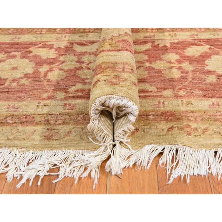 9'8" x 16'0" New Hand Knotted Beige Wool Rectangle Oriental Rug - MOA10278438