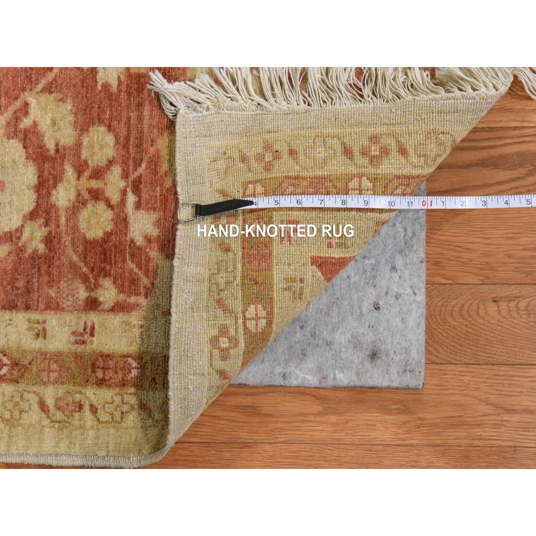 9'8" x 16'0" New Hand Knotted Beige Wool Rectangle Oriental Rug - MOA10278438