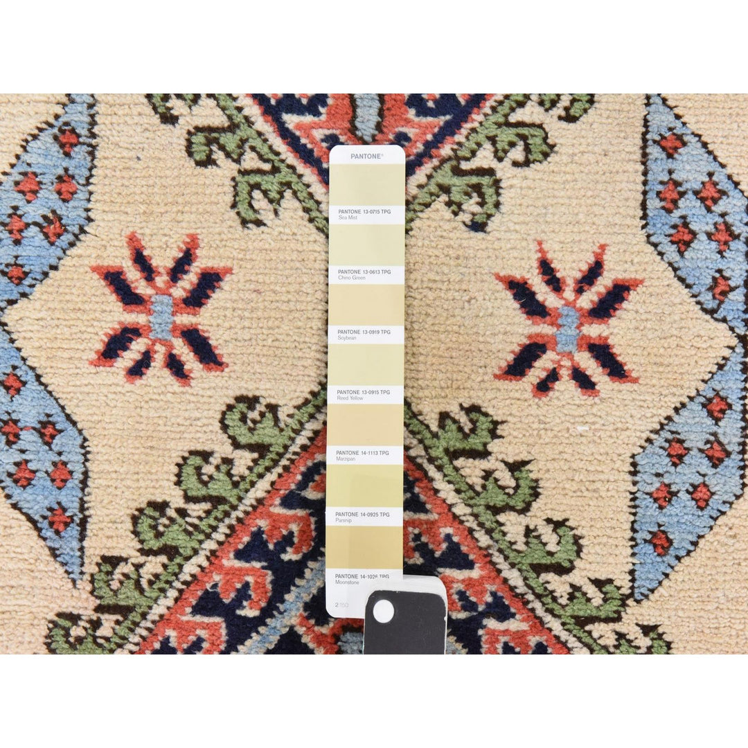 2'6" x 13'1" Vintage Hand Knotted Yellow Wool Runner Oriental Rug - MOA10278441