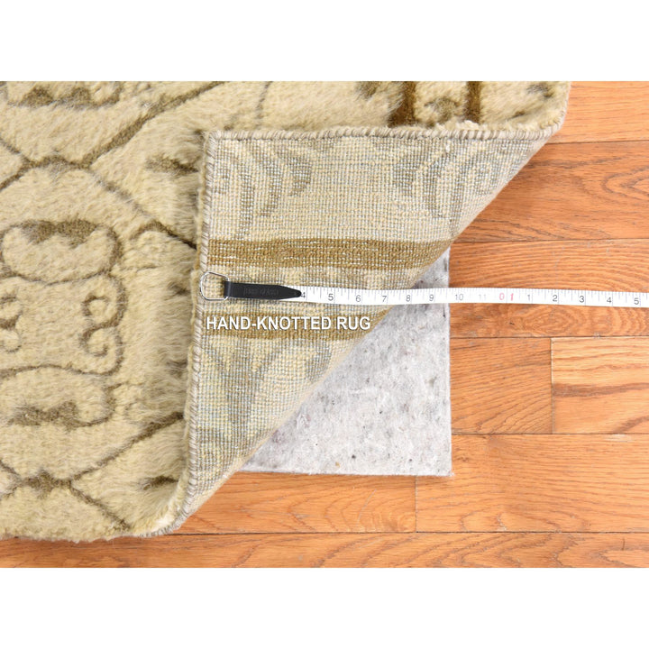 2'0" x 3'2" New Hand Knotted Beige Wool Rectangle Oriental Rug - MOA10278472