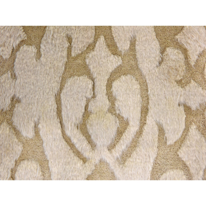 2'0" x 3'2" New Hand Knotted Beige Wool Rectangle Oriental Rug - MOA10278473