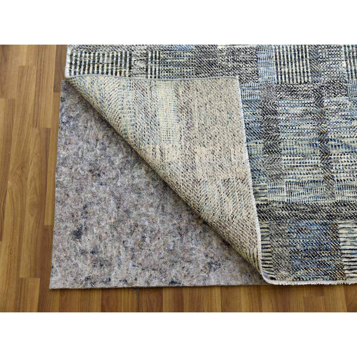 8'0" x 10'2" New Hand Knotted Beige Wool Rectangle Oriental Rug - MOA10279379