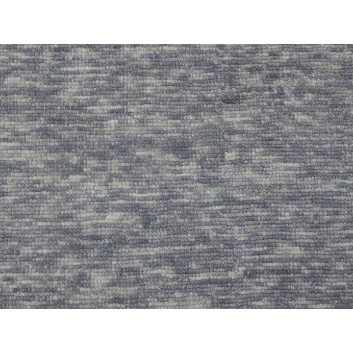 12'2" x 18'3" New Hand Knotted Blue Wool Rectangle Oriental Rug - MOA10279405