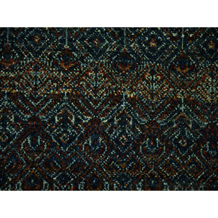 10'0" x 10'0" New Hand Knotted Brown Wool Square Oriental Rug - MOA10279455