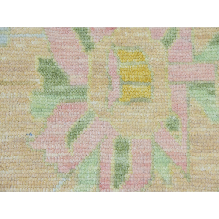 10'1" x 14'1" New Hand Knotted Pink Cotton Rectangle Oriental Rug - MOA10279848