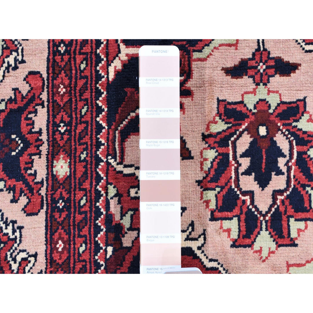 3'0" x 19'0" New Hand Knotted Pink Wool Runner Oriental Rug - MOA10280237