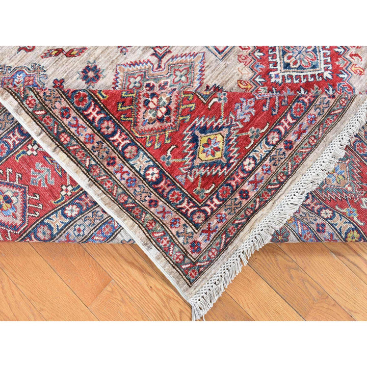 8'4" x 10'2" New Hand Knotted Beige Wool Rectangle Oriental Rug - MOA10280323