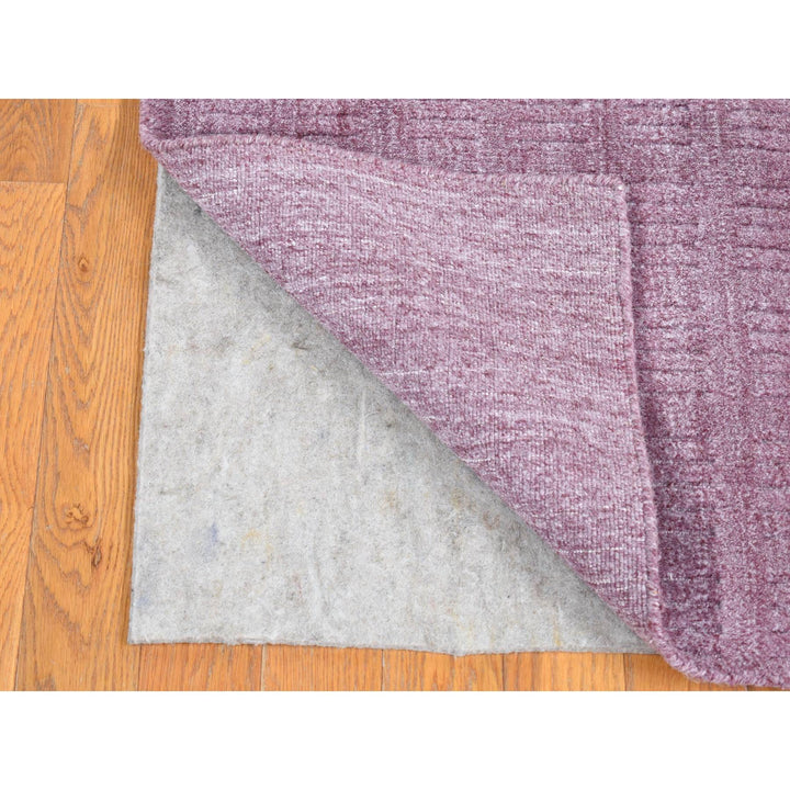 2'0" x 3'0" New Hand Loomed Purple Cotton Rectangle Oriental Rug - MOA10280621