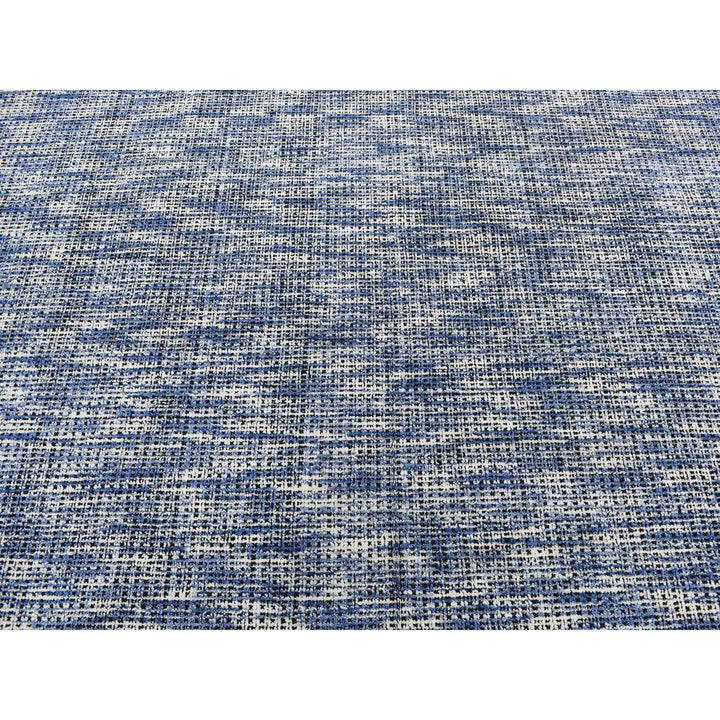 9'2" x 12'0" New Hand Loomed Blue Wool & Silk Rectangle Oriental Rug - MOA10280945