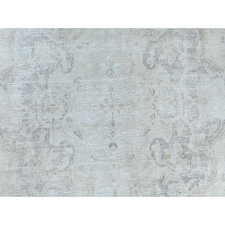 9'7" x 12'6" Vintage Hand Knotted Ivory Cotton Rectangle Oriental Rug - MOA10281624