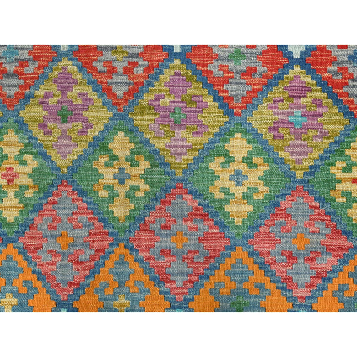 10'3" x 16'3" New Hand Woven Multicolored Wool Rectangle Oriental Rug - MOA10281783