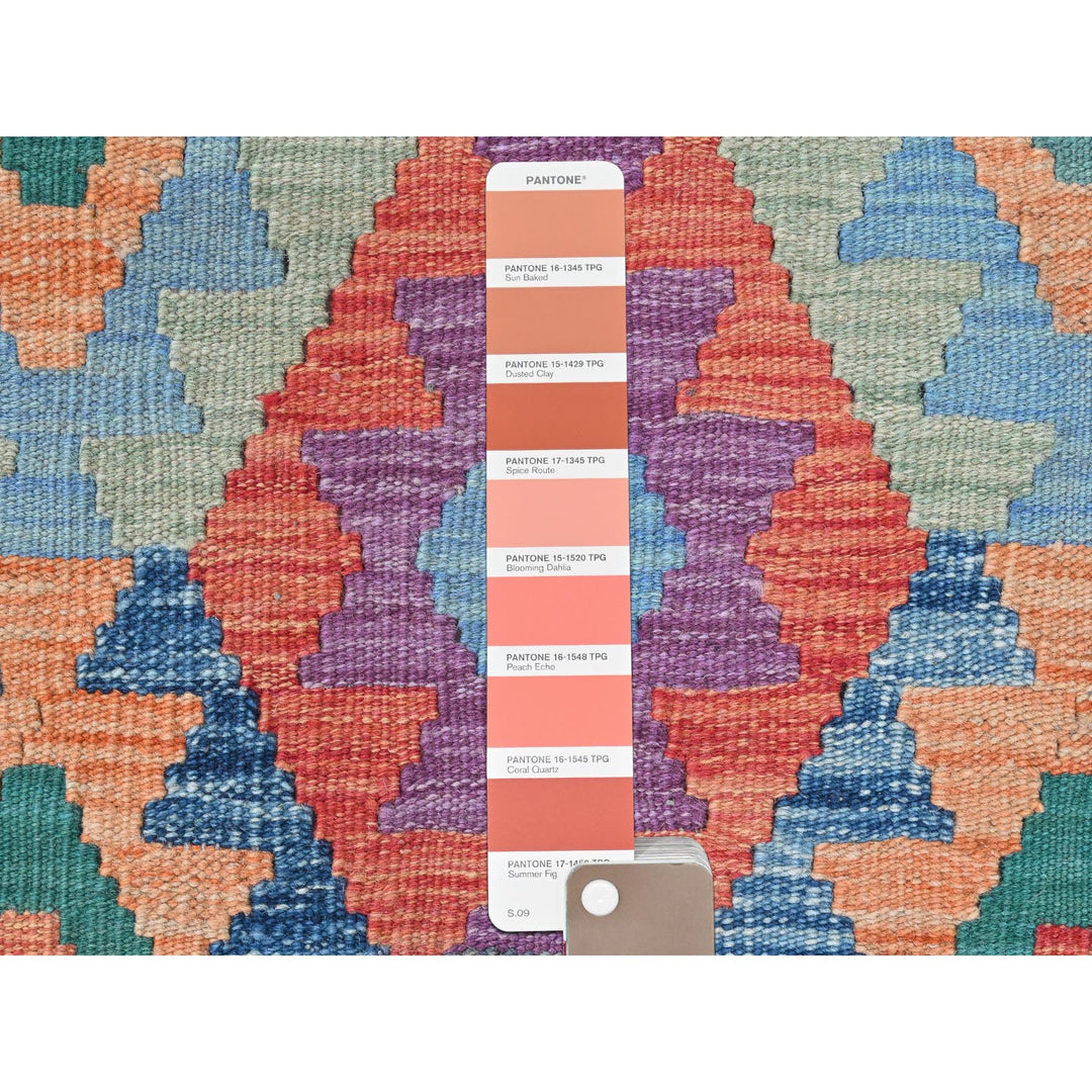 10'1" x 15'10" New Hand Woven Multicolored Wool Rectangle Oriental Rug - MOA10281805