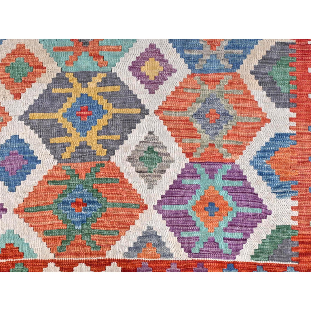 10'0" x 16'5" New Hand Woven Multicolored Wool Rectangle Oriental Rug - MOA10281821