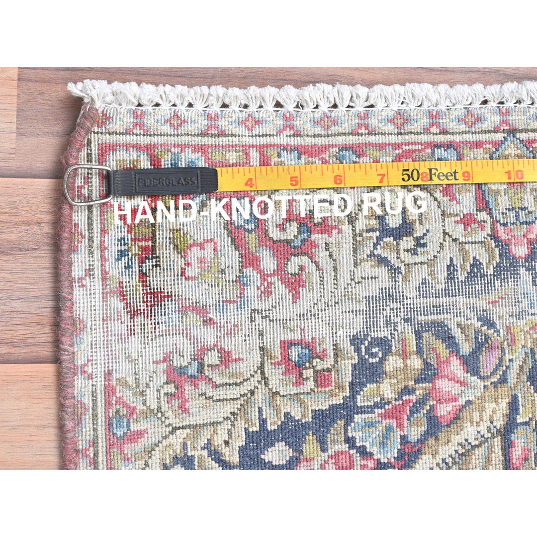 1'8" x 2'5" Vintage Hand Knotted Multicolored Cotton Rectangle Oriental Rug - MOA10281955