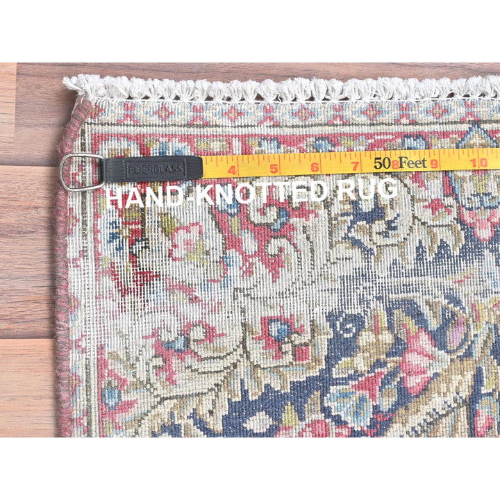 1'8" x 2'5" Vintage Hand Knotted Multicolored Cotton Rectangle Oriental Rug - MOA10281955