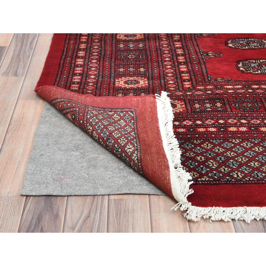 12'0" x 17'10" New Hand Knotted Red Wool Rectangle Oriental Rug - MOA10282395