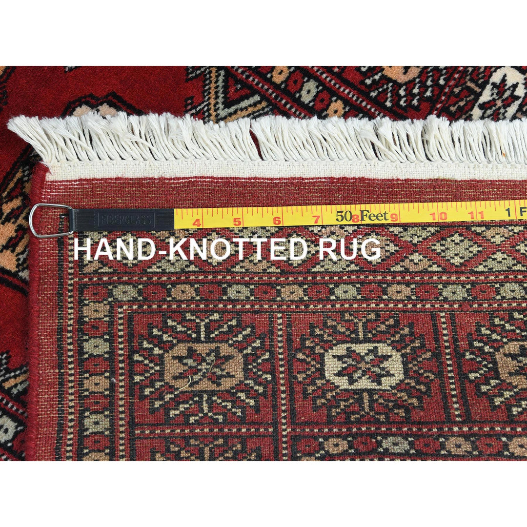 2'0" x 3'0" New Hand Knotted Red Cotton Rectangle Oriental Rug - MOA10282407