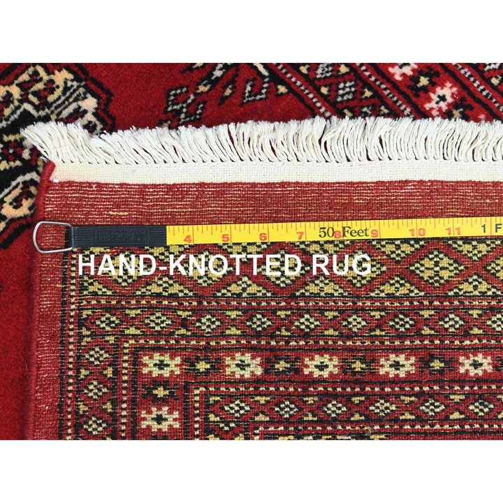 2'1" x 3'2" New Hand Knotted Red Cotton Rectangle Oriental Rug - MOA10282412