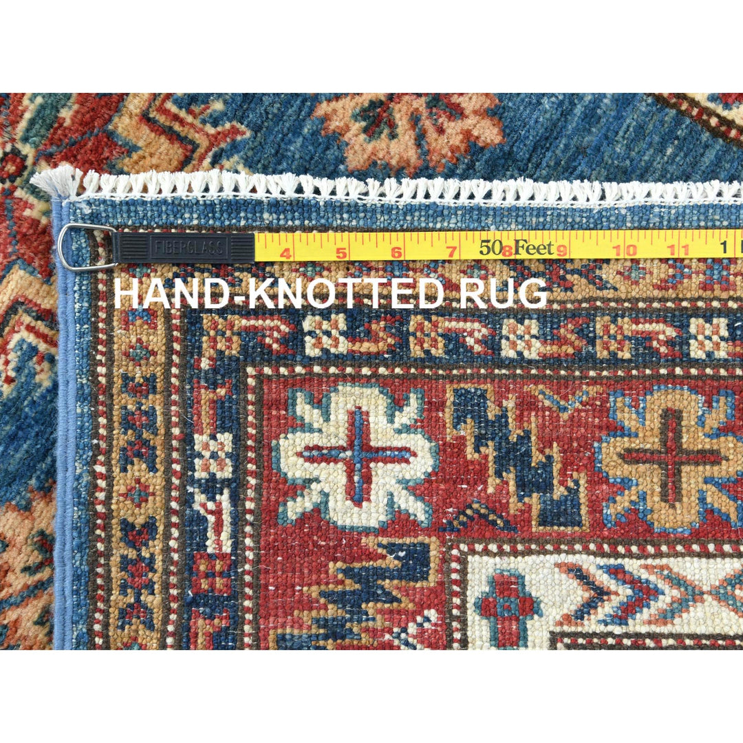 2'9" x 40'6" New Hand Knotted Blue Wool Runner Oriental Rug - MOA10282575