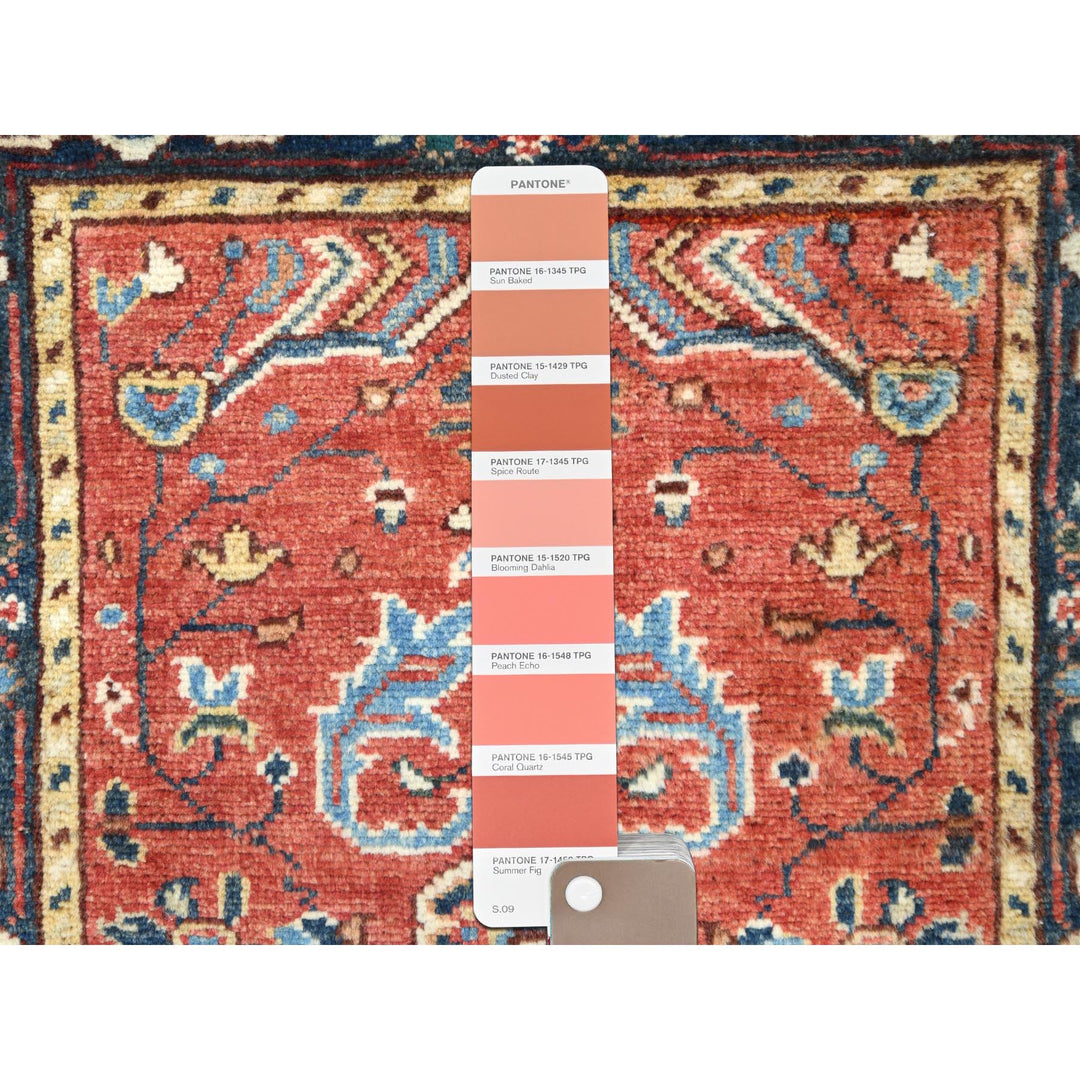 2'0" x 2'9" New Hand Knotted Red Cotton Rectangle Oriental Rug - MOA10282629