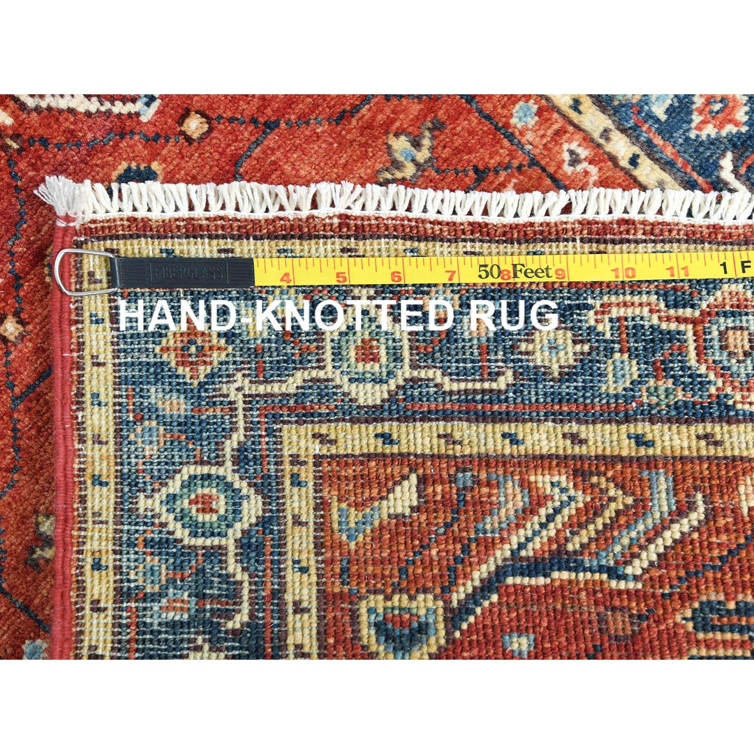 2'0" x 2'10" New Hand Knotted Red Cotton Rectangle Oriental Rug - MOA10282631