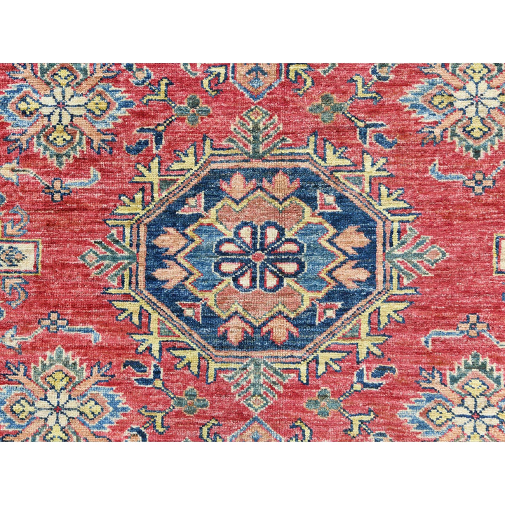 8'10" x 12'8" New Hand Knotted Red Wool Rectangle Oriental Rug - MOA10282641