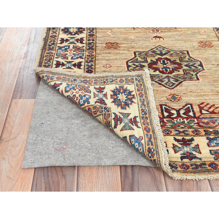 2'7" x 13'6" New Hand Knotted Brown Wool Runner Oriental Rug - MOA10282721