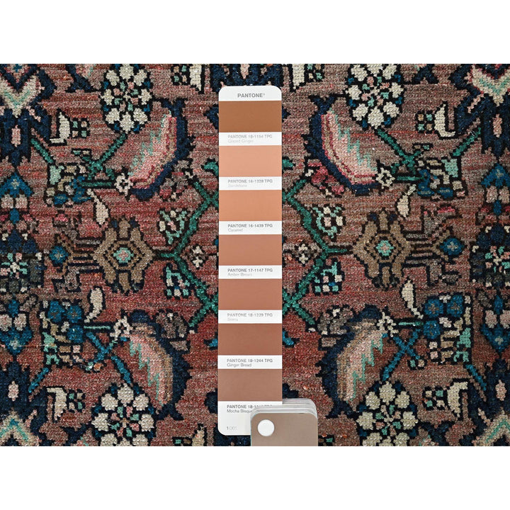 2'2" x 8'7" Vintage Hand Knotted Red Wool Runner Oriental Rug - MOA102827