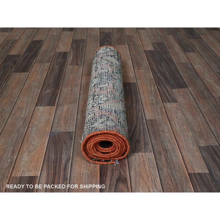 2'2" x 8'7" Vintage Hand Knotted Red Wool Runner Oriental Rug - MOA102827