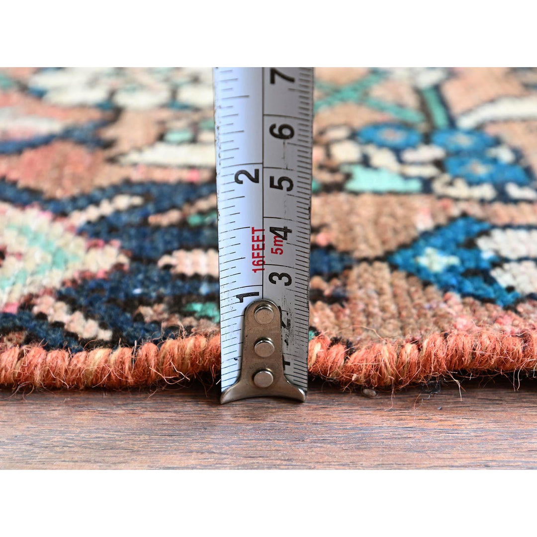 2'2" x 8'7" Vintage Hand Knotted Red Wool Runner Oriental Rug - MOA102827