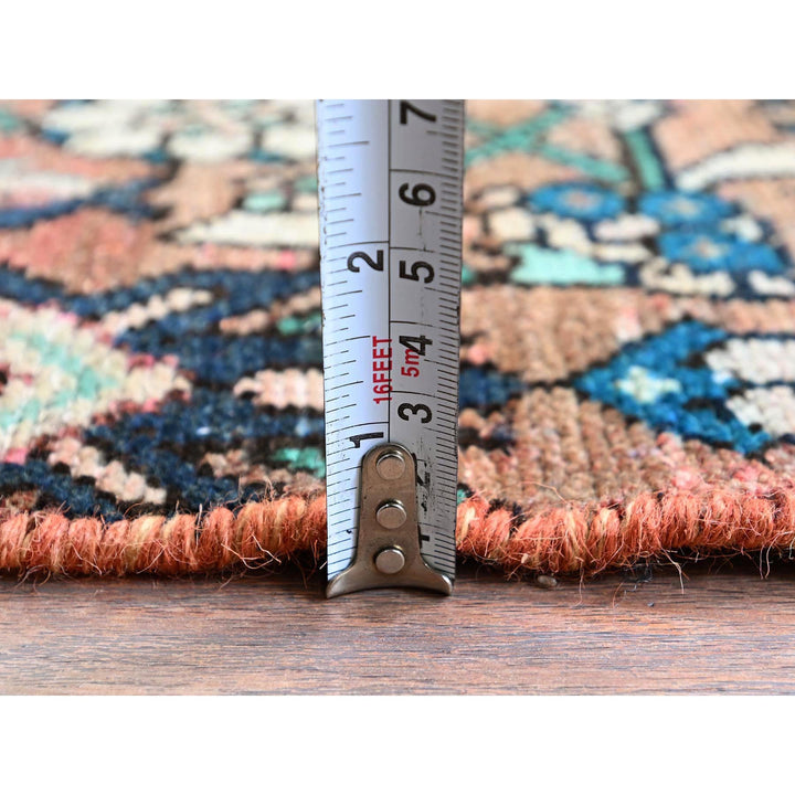 2'2" x 8'7" Vintage Hand Knotted Red Wool Runner Oriental Rug - MOA102827
