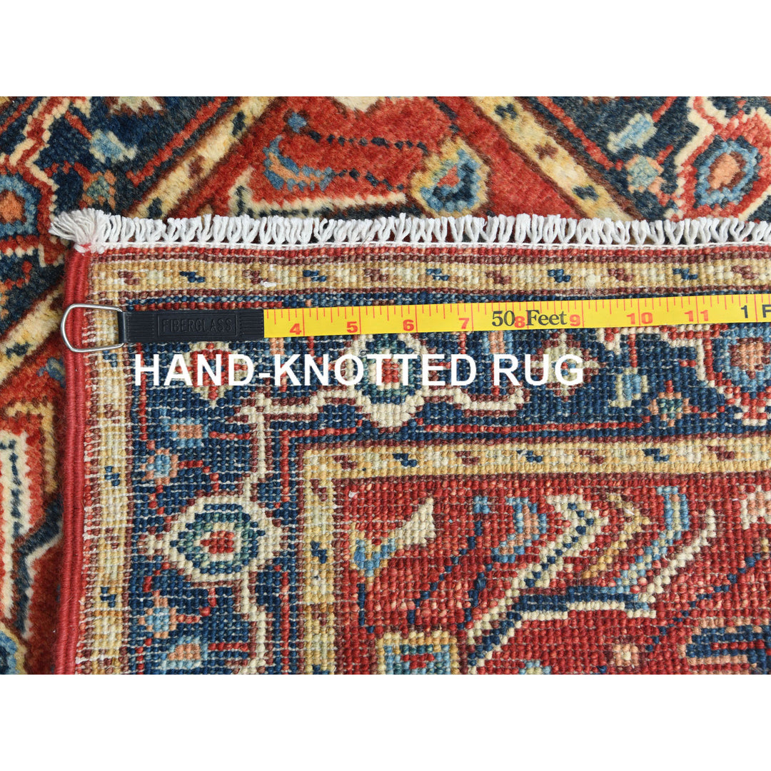 2'1" x 2'10" New Hand Knotted Red Cotton Rectangle Oriental Rug - MOA10282857