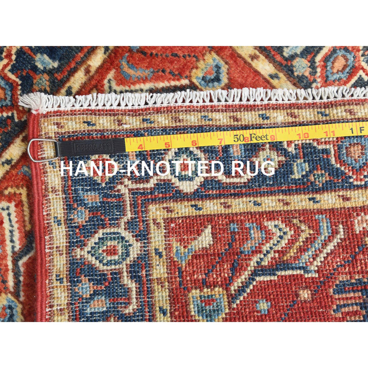 2'1" x 2'10" New Hand Knotted Red Cotton Rectangle Oriental Rug - MOA10282859