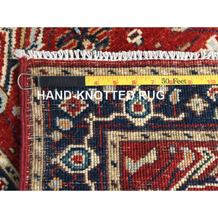 2'0" x 2'10" New Hand Knotted Red Cotton Rectangle Oriental Rug - MOA10282860