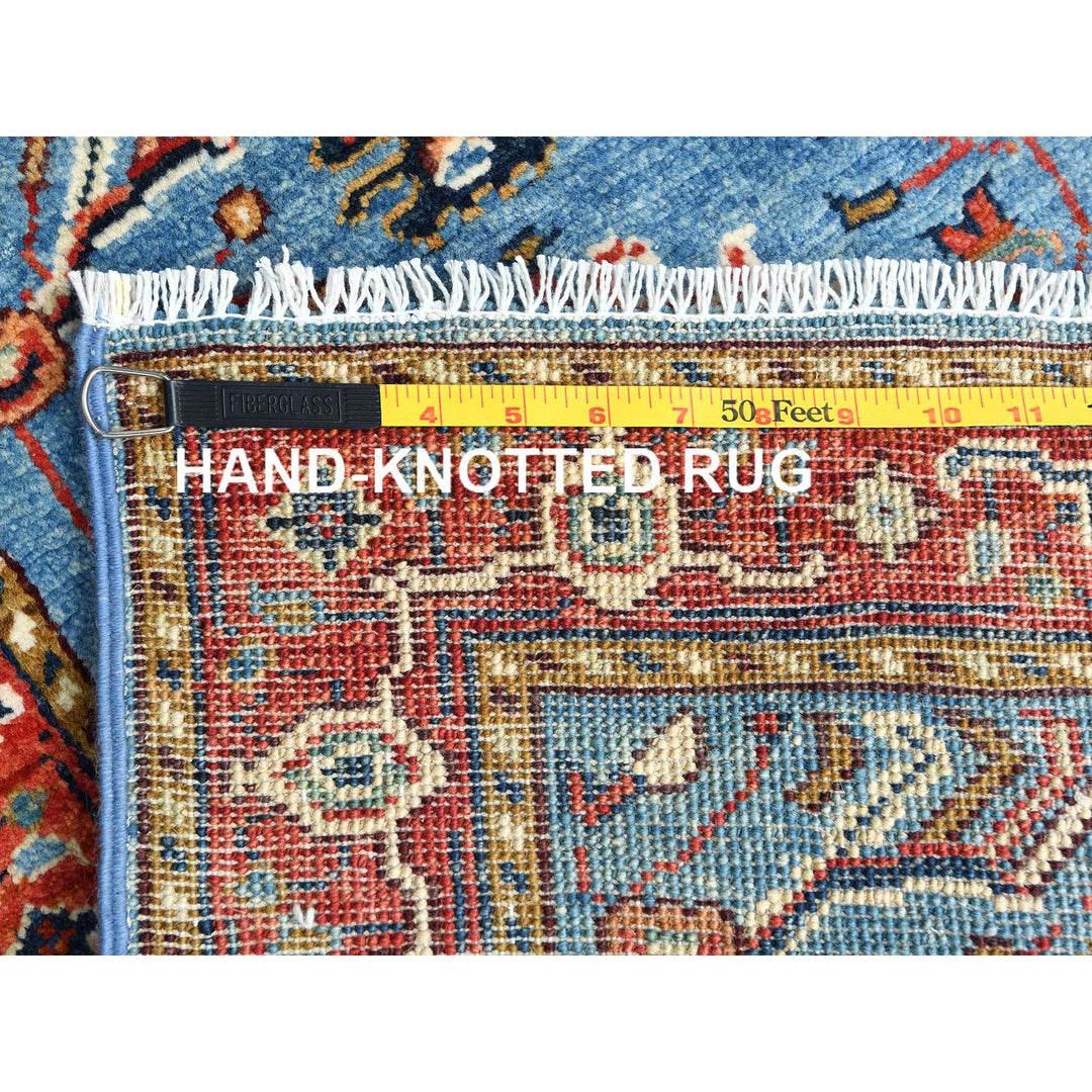 2'0" x 3'0" New Hand Knotted Blue Cotton Rectangle Oriental Rug - MOA10282869