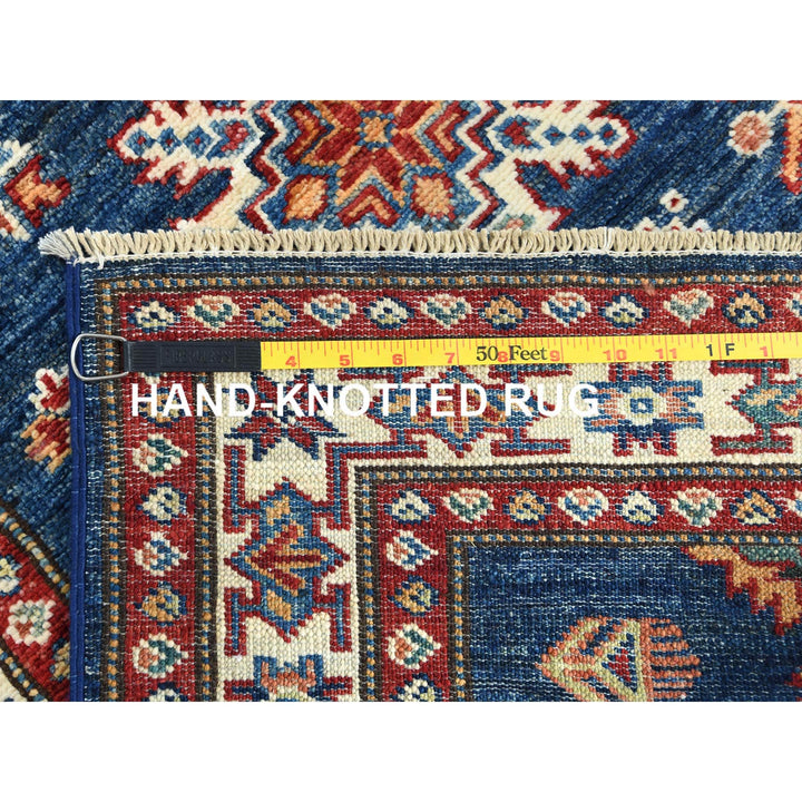 2'9" x 13'9" New Hand Knotted Blue Cotton Runner Oriental Rug - MOA10282909