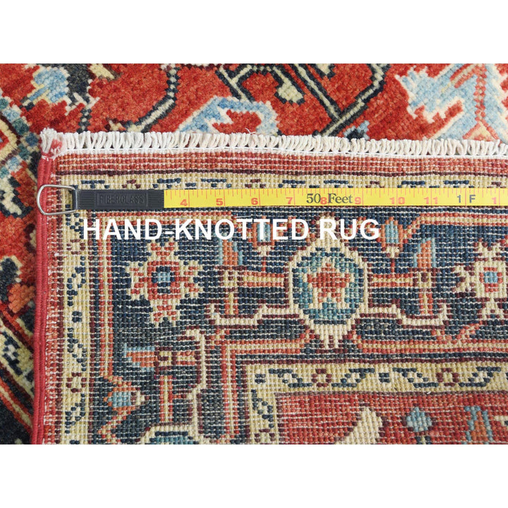 3'0" x 4'10" New Hand Knotted Red Wool Rectangle Oriental Rug - MOA10282917