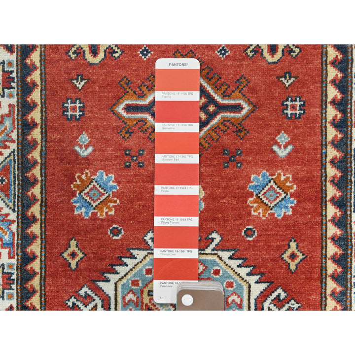 2'8" x 9'8" New Hand Knotted Red Wool Runner Oriental Rug - MOA10282948