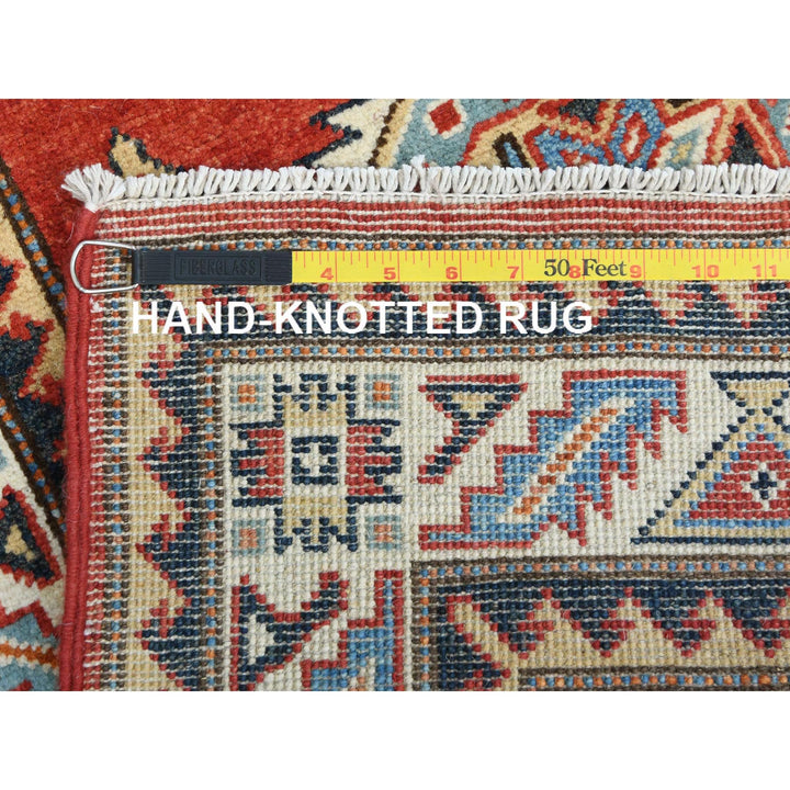 2'8" x 9'8" New Hand Knotted Red Wool Runner Oriental Rug - MOA10282948