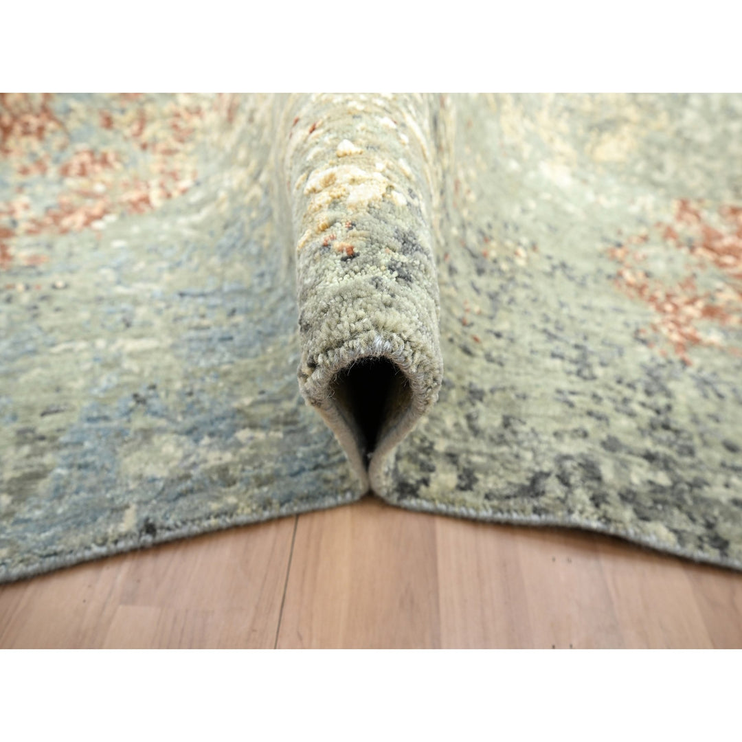 8'0" x 10'6" New Hand Knotted Red Wool Rectangle Oriental Rug - MOA10283136