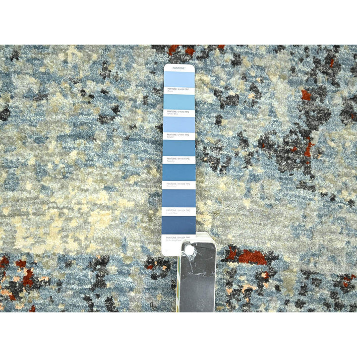 2'6" x 12'2" New Hand Knotted Beige Wool Runner Oriental Rug - MOA10283168